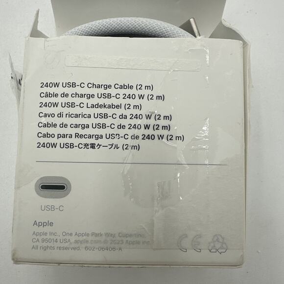 Genuine Apple 240W USB-C Woven Charging Cable, 2m - Picture 3 of 3